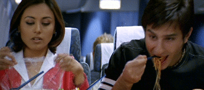 Image result for talking on the phone on a plane gif